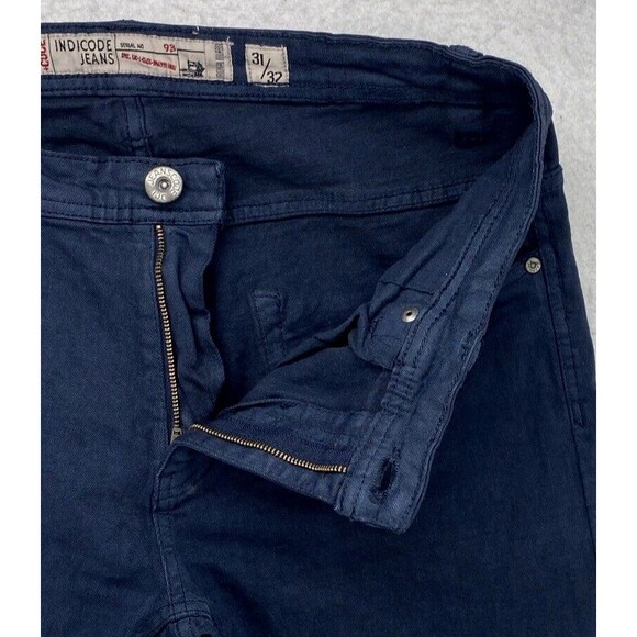 INDICODE Clay Jeans Men's Size 31x32 Black Slim Fit Stretchy Zip Fly Pants - Picture 6 of 12